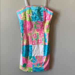 Lilly Pulitzer size 0 strapless dress